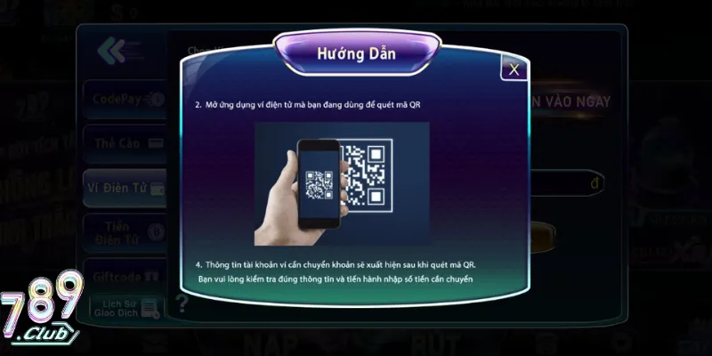 Nạp tiền 789Club Qua 5 Kênh Siêu An Toàn, Nhanh Chóng 4 Lưu lại toàn bộ biên lai để phòng phát sinh sự cố